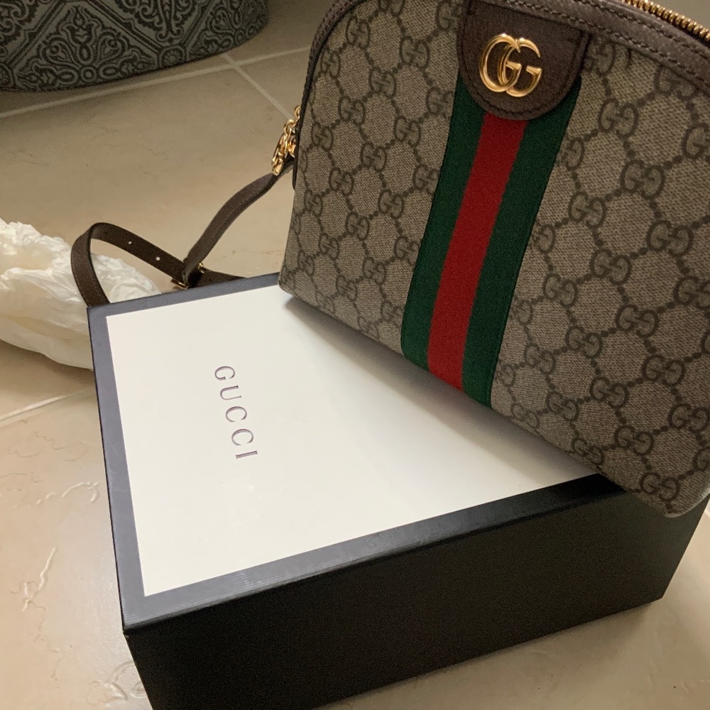 Gucci supreme ophidia small crossbody bag